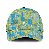 Tuvalu Manuia te Kilisimasi Classic Cap Pacific Patchwork Xmas Vibes - Polynesian Pride