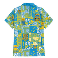 Tuvalu Manuia te Kilisimasi Family Matching Mermaid Dress and Hawaiian Shirt Pacific Patchwork Xmas Vibes - Polynesian Pride