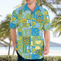 Tuvalu Manuia te Kilisimasi Hawaiian Shirt Pacific Patchwork Xmas Vibes - Polynesian Pride