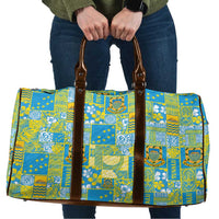 Tuvalu Manuia te Kilisimasi Travel Bag Pacific Patchwork Xmas Vibes - Polynesian Pride