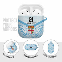 Fiji Football Custom AirPods Case Bula Boys Go Champions - Polynesian Pride