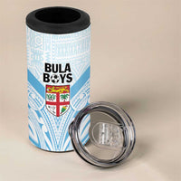 Fiji Football Custom 4 in 1 Can Cooler Tumbler Bula Boys Go Champions