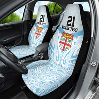 Fiji Football Custom Car Seat Cover Bula Boys Go Champions