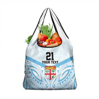 Fiji Football Custom Grocery Bag Bula Boys Go Champions