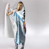 Fiji Football Custom Hooded Blanket Bula Boys Go Champions