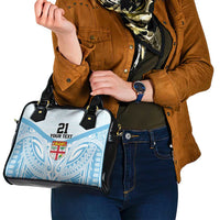 Fiji Football Custom Shoulder Handbag Bula Boys Go Champions