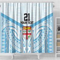 Fiji Football Custom Shower Curtain Bula Boys Go Champions