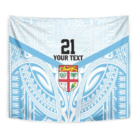 Fiji Football Custom Tapestry Bula Boys Go Champions
