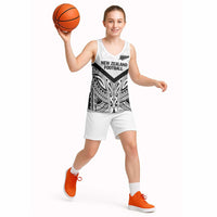 New Zealand Football Custom Basketball Jersey All White Fern Go Champions LT9 - Polynesian Pride