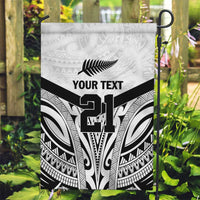 New Zealand Football Custom Garden Flag All White Fern Go Champions