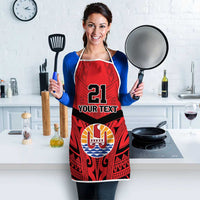 Tahiti Football Custom Apron Toa Aito Go Champions - Polynesian Pride