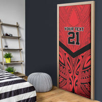 Tahiti Football Custom Door Cover Toa Aito Go Champions - Polynesian Pride