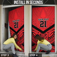 Tahiti Football Custom Door Cover Toa Aito Go Champions - Polynesian Pride
