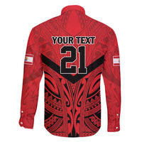 Tahiti Football Custom Family Matching Long Sleeve Bodycon Dress and Hawaiian Shirt Toa Aito Go Champions LT9 - Polynesian Pride