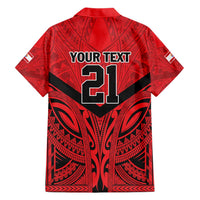 Tahiti Football Custom Family Matching Short Sleeve Bodycon Dress and Hawaiian Shirt Toa Aito Go Champions LT9 - Polynesian Pride
