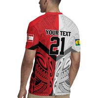 New Caledonia-Tahiti Football Custom Rugby Jersey Together Go Champions