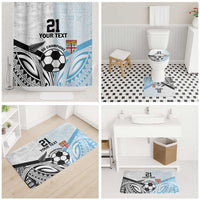 New Zealand-Fiji Football Custom Bathroom Set Together Go Champions - Polynesian Pride