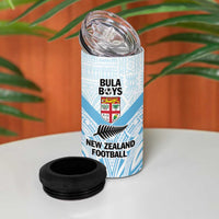 New Zealand-Fiji Football Custom 4 in 1 Can Cooler Tumbler Together Go Champions LT9 - Polynesian Pride
