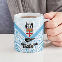 New Zealand-Fiji Football Custom Ceramic Mug Together Go Champions - Polynesian Pride