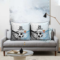 New Zealand-Fiji Football Custom Pillow Cover Together Go Champions LT9 - Polynesian Pride