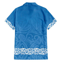 New Zealand Nurses Week Hawaiian Shirt Maori Kowhaiwhai Blue Tribal