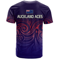 New Zealand Auckland Cricket T Shirt Maori Traditional Ethnic Style LT9 - Polynesian Pride