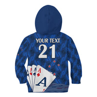 (Custom Text And Number) New Zealand Cricket Kid Hoodie Auckland Aces Sporty Style LT9 - Polynesian Pride