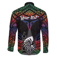 Personalised New Caledonia All Saints Day Family Matching Mermaid Dress and Hawaiian Shirt Candle Light with Polynesian Style