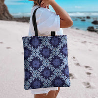 Palaka Hawaiian Quilt Seamless Pattern Tote Bag - Polynesian Pride