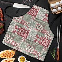 Mele Kalikimaka Hawaii Christmas Apron Aloha Spirit with Hawaiian Quilt Pattern - Polynesian Pride