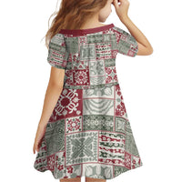 Mele Kalikimaka Hawaii Christmas Family Matching Mermaid Dress and Hawaiian Shirt Aloha Spirit with Hawaiian Quilt Pattern LT9 - Polynesian Pride
