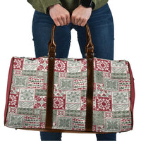Mele Kalikimaka Hawaii Christmas Travel Bag Aloha Spirit with Hawaiian Quilt Pattern - Polynesian Pride