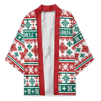 Mele Kalikimaka Hawaii Christmas Kimono Hawaiian Quilt Pattern Style - Polynesian Pride