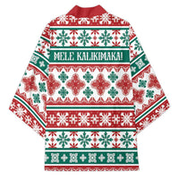 Mele Kalikimaka Hawaii Christmas Kimono Hawaiian Quilt Pattern Style - Polynesian Pride