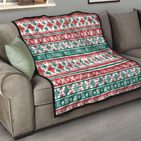 Mele Kalikimaka Hawaii Christmas Quilt Hawaiian Quilt Pattern Style - Polynesian Pride