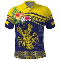 Niue Coconut Crab Polo Shirt Rock of Polynesia