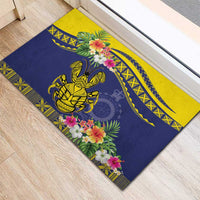 Niue Coconut Crab Rubber Doormat Rock of Polynesia