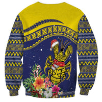 Monuina e Kilisimasi Niue Christmas Sweatshirt Niuean Tribal Pattern