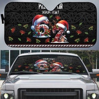 Aotearoa Six Seven Personalized Auto Sun Shade New Zealand Funny Christmas - Polynesian Pride