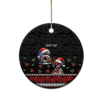 Aotearoa Six Seven Personalized Ceramic Ornament New Zealand Funny Christmas - Polynesian Pride