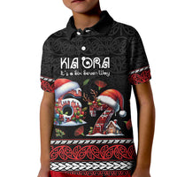Aotearoa Six Seven Personalized Kid Polo Shirt New Zealand Funny Christmas - Polynesian Pride