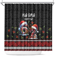 Aotearoa Six Seven Personalized Shower Curtain New Zealand Funny Christmas - Polynesian Pride