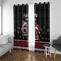 Aotearoa Six Seven Personalized Window Curtain New Zealand Funny Christmas - Polynesian Pride