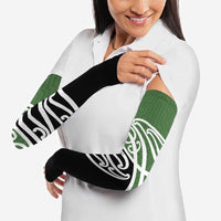 Green Fern New Zealand Kowhai Ngutukak Arm Sleeves - Polynesian Pride