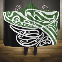 Green Fern New Zealand Kowhai Ngutukak Hooded Blanket - Polynesian Pride