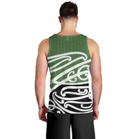 Green Fern New Zealand Kowhai Ngutukak Men Tank Top - Polynesian Pride