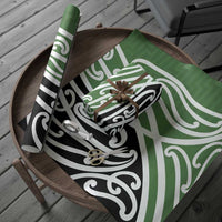 Green Fern New Zealand Kowhai Ngutukak Wrapping Paper - Polynesian Pride