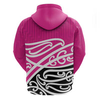 All Pink New Zealand Kowhai Ngutukak Hoodie - Polynesian Pride