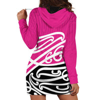 All Pink New Zealand Kowhai Ngutukak Hoodie Dress - Polynesian Pride