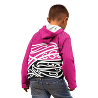 All Pink New Zealand Kowhai Ngutukak Kid Hoodie - Polynesian Pride